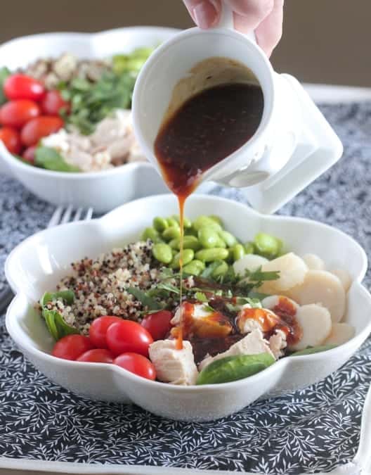 Teriyaki Chicken Quinoa Power Bowl - Picky Palate - Quinoa Bowl Recipe!