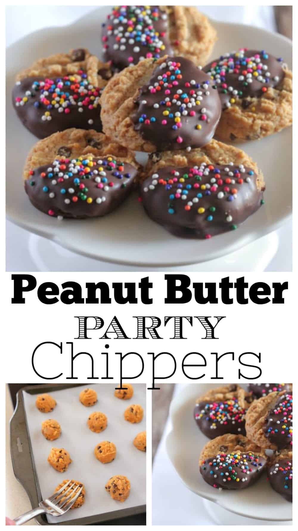 Peanut Butter Party Chippers Peanut Butter Cookie Recipe!