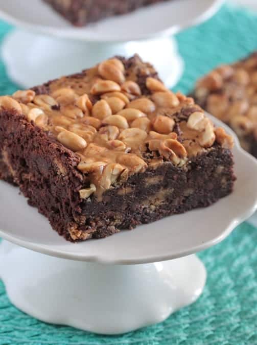 Peanutty Tagalong Brownie Recipe - Picky Palate - Brownies From Scratch