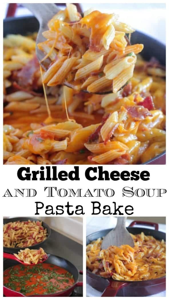 Grilled Cheese and Tomato Soup Pasta Bake Best Pasta Bake Recipe