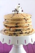 Chocolate Chip Malted Pancakes