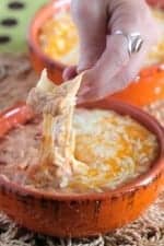 The Ultimate Queso Bean Dip