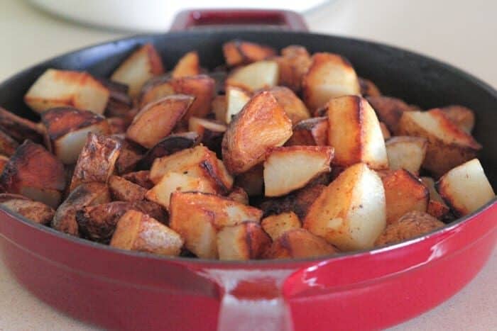 Pan Fried Potatoes {crispy & golden} - Lauren's Latest