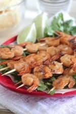 Taco Lime Grilled Shrimp Skewers