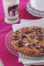 Giant Almond Berry White Chip Cookie