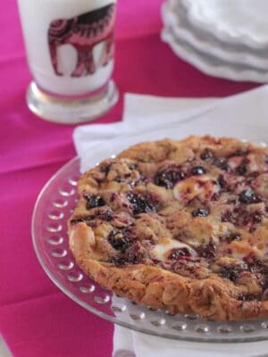 Giant Almond Berry White Chip Cookie