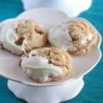 Walnut White Chocolate Dipped Cookies