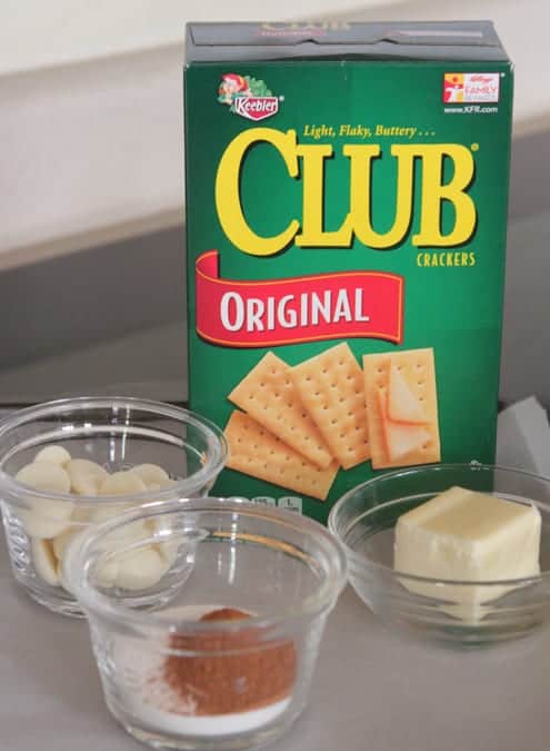 White Chocolate Churro Crackers