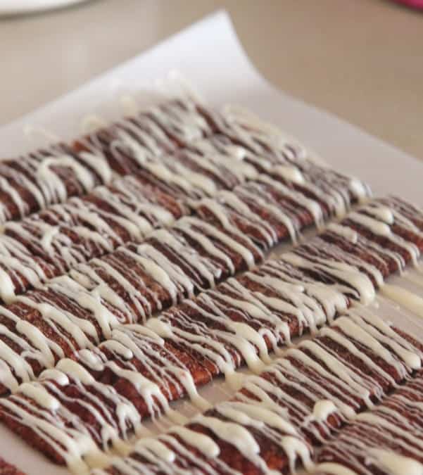 White Chocolate Churro Crackers