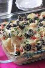 Mexican 7 Layer Mashed Potato Bake