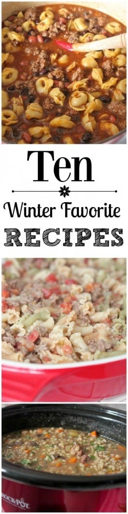 Ten Winter Favorite Recipes