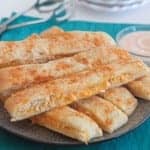 Cheesy Chicken Taco Breadstick Dippers