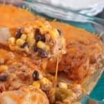 Image of Cheesy Layered Beef Enchilada Bake