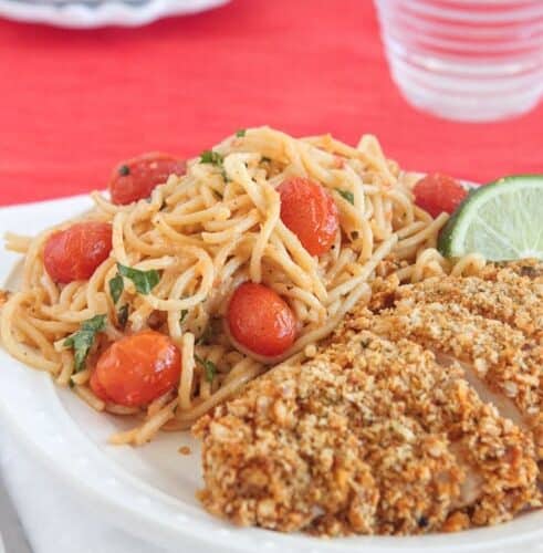 Creamy Cilantro Lime Spaghetti | Easy Homemade Pasta Dish