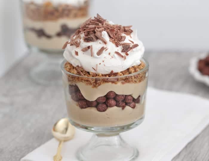 Chocolate Peanut Butter Pie Yogurt Parfaits