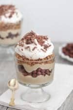 Chocolate Peanut Butter and Honey Layered Pie Yogurt Parfaits