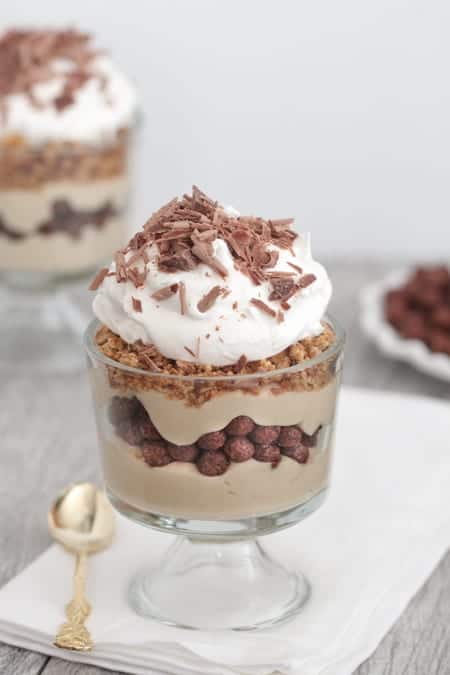 Chocolate Peanut Butter Pie Yogurt Parfaits