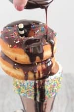 Sprinkle Donut Chocolate Milkshake