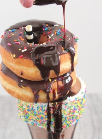 Sprinkle Donut Chocolate Milkshake
