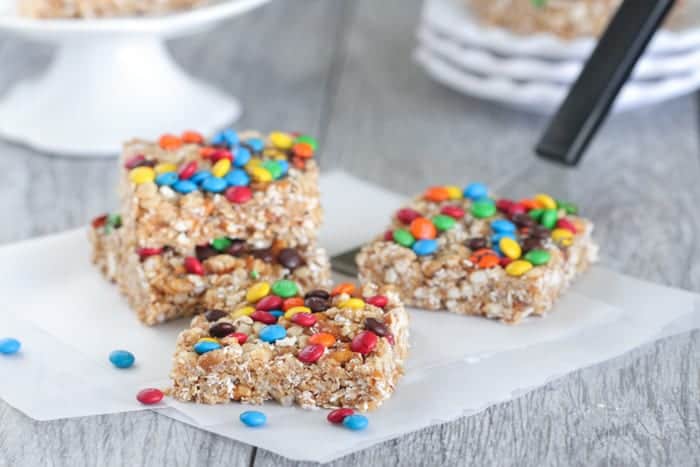 No Bake Snack Squares - Picky Palate