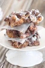 Gooey Chocolate Peanut Butter Crunch Bars