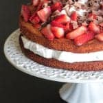 Peanut Butter Layered Strawberry Shortcake