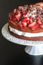 Peanut Butter Layered Strawberry Shortcake