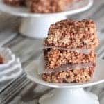 Toffee Chocolate Chip Krispie Treats