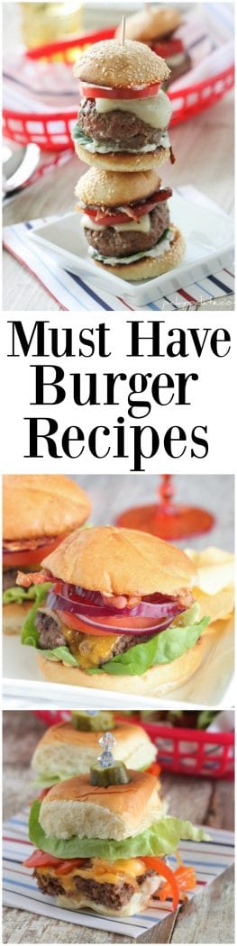 Must Have Burger Recipes For Summer