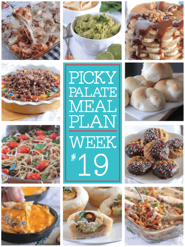 Picky Palate Meal Plan Week 19
