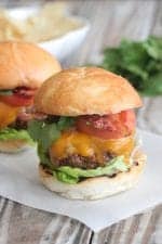 Taco Bacon Cheeseburgers