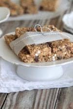 Homemade S'mores Granola Bars