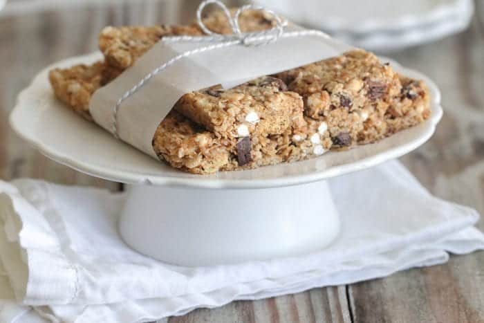 Homemade S'mores Granola Bars