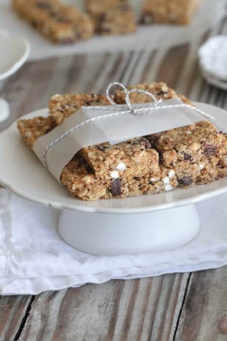 Homemade S'mores Granola Bars