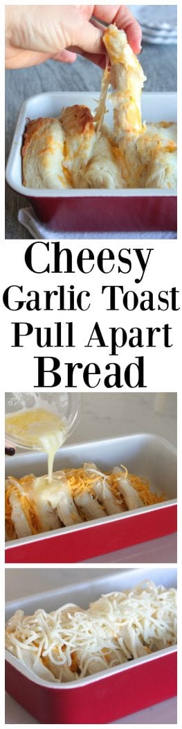 Cheesy Garlic Toast Pull Apart Bread