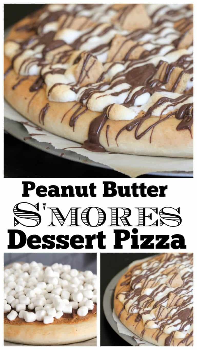 Peanut Butter S'mores Dessert Pizza The Best Dessert Pizza