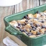 Blueberry Almond French Toast Bake