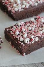 Chocolate Marshmallow Peppermint Bars