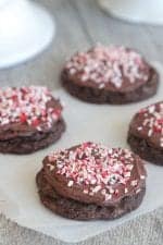 Peppermint Patty Stuffed Cookies