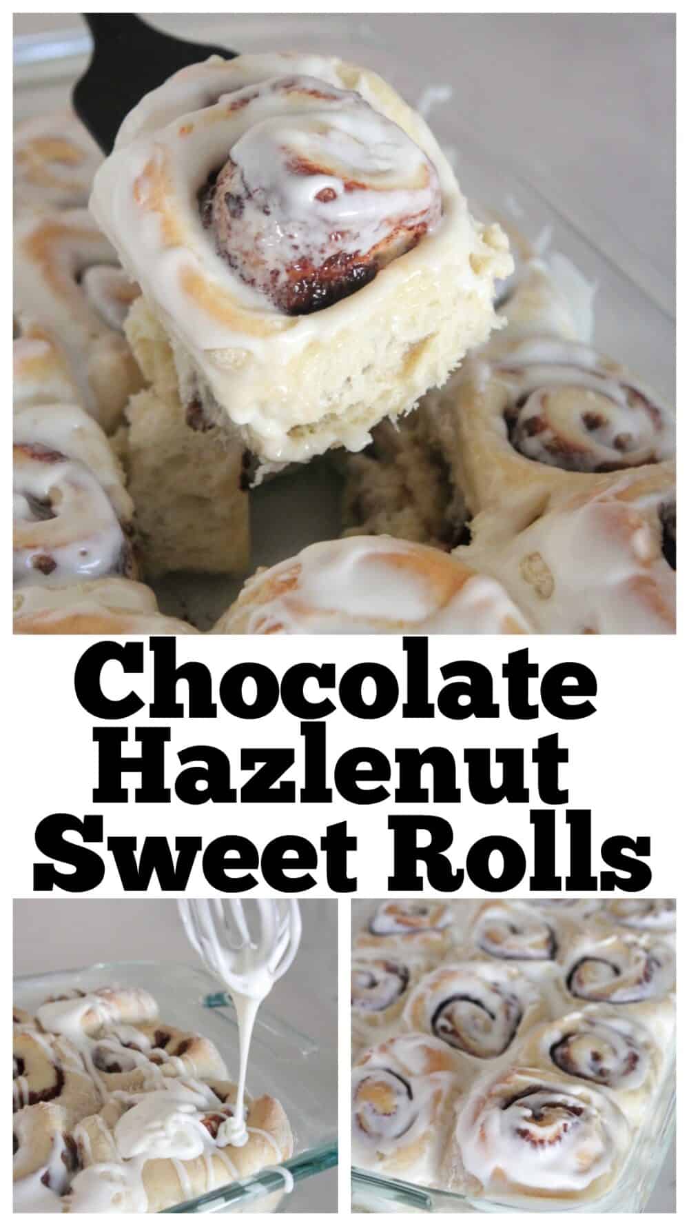 photo collage of sweet rolls
