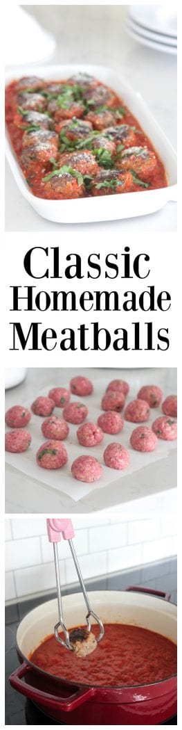 Homemade Meatballs recipe