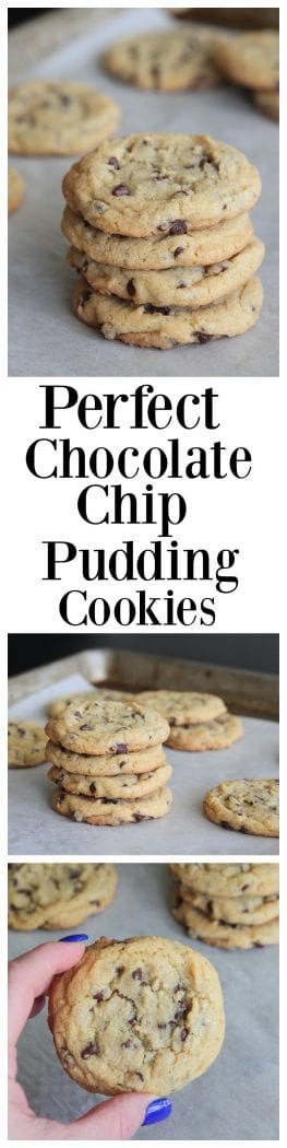 chocolate chip cookies with pudding