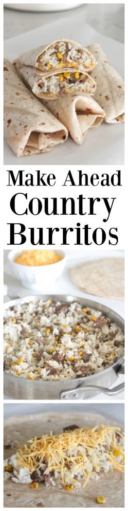 Make Ahead Country Burritos