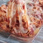 Cheese Stuffed Baked Spaghetti