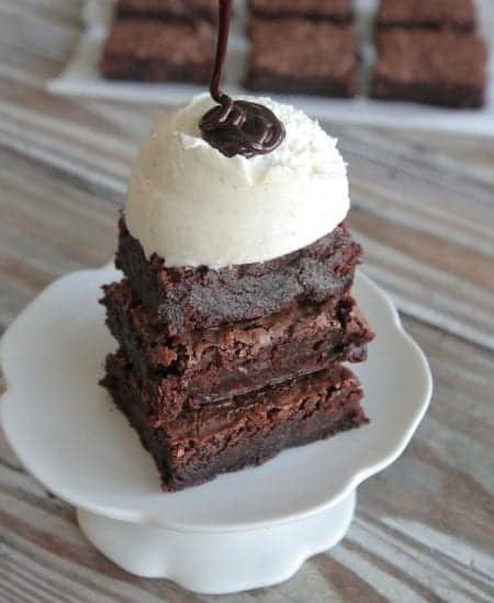 Ice Cream Sundae Brownies The Best Fudgy Brownie Recipe