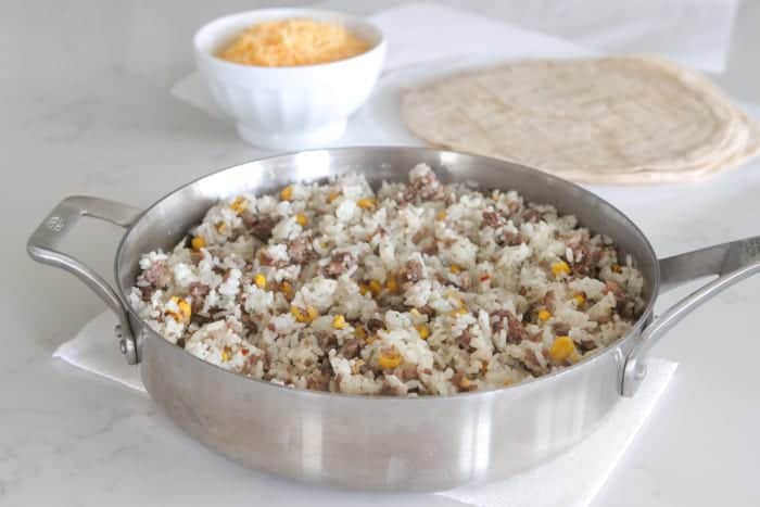 Préparez des burritos