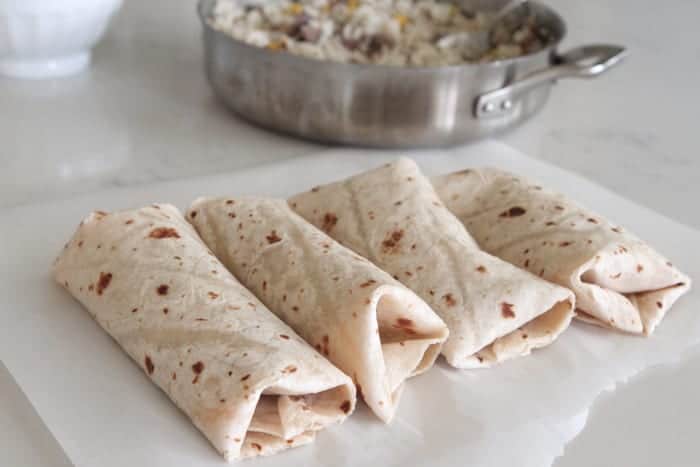 Préparez des burritos