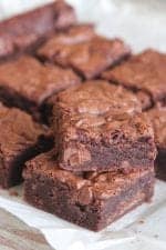 One Bowl Chocolate Chunk Brownies