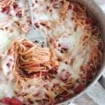 One Pot Cheesy Spaghetti