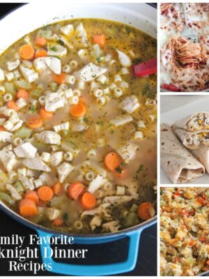 Family Favorite Weeknight Dinner Recipes